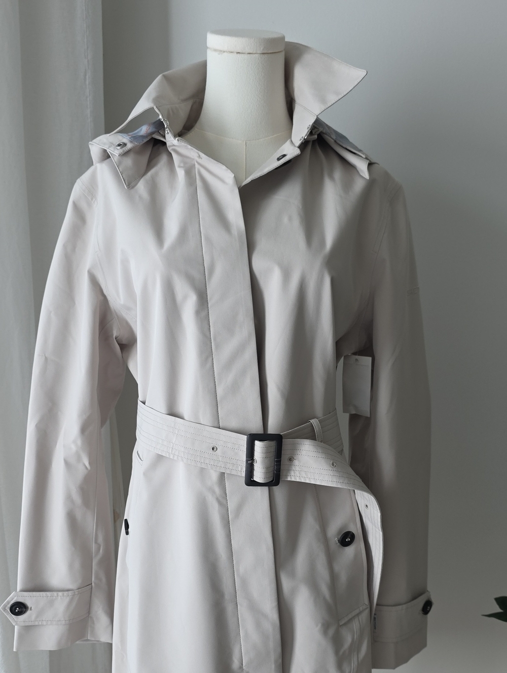 SAVE THE DUCK Jackie Water Repellent Women's Raincoat in Tan